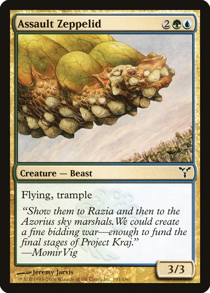 Assault Zeppelid [Dissension] - Magic: The Gathering - Card Brawlers | Quebec | Canada |