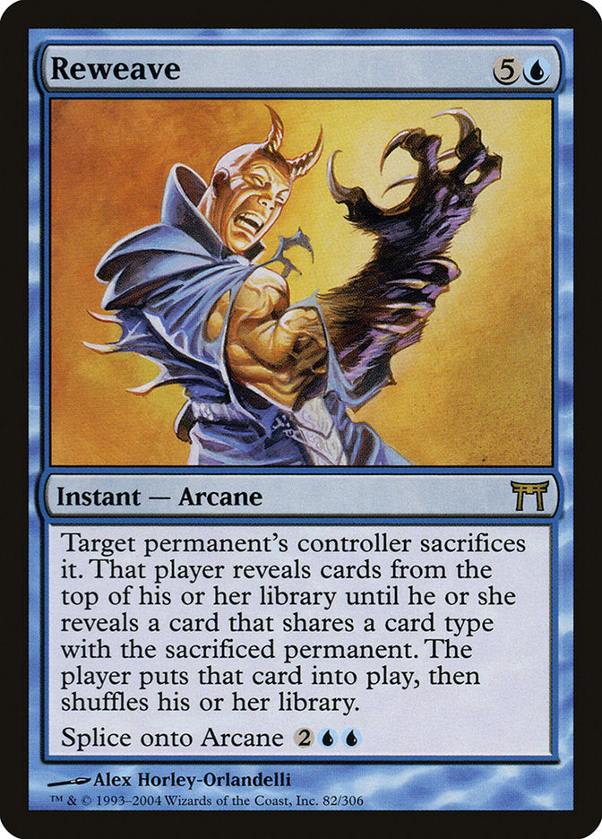 Reweave [Champions of Kamigawa] - Magic: The Gathering - Card Brawlers | Quebec | Canada |