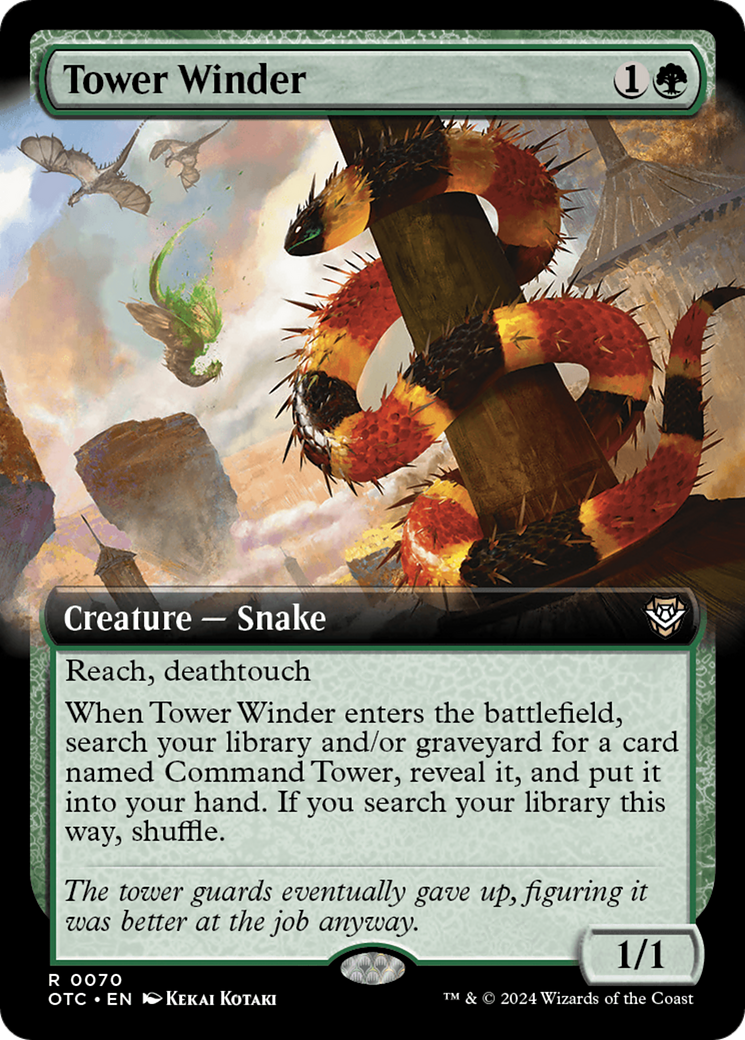Tower Winder (Extended Art) [Outlaws of Thunder Junction Commander] - Magic: The Gathering - Card Brawlers | Quebec | Canada |