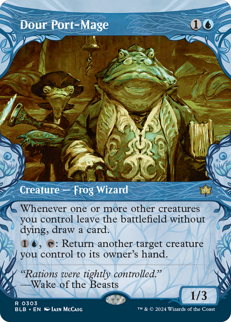 Dour Port-Mage (Showcase) [Bloomburrow] - Magic: The Gathering - Card Brawlers | Quebec | Canada |