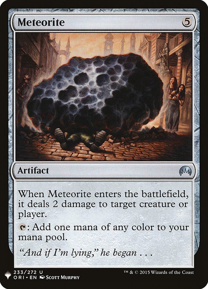 Meteorite [Mystery Booster] - Magic: The Gathering - Card Brawlers | Quebec | Canada |