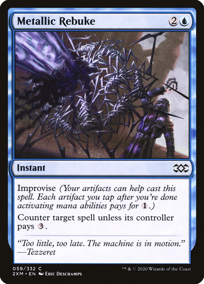 Metallic Rebuke [Double Masters] - Magic: The Gathering - Card Brawlers | Quebec | Canada |
