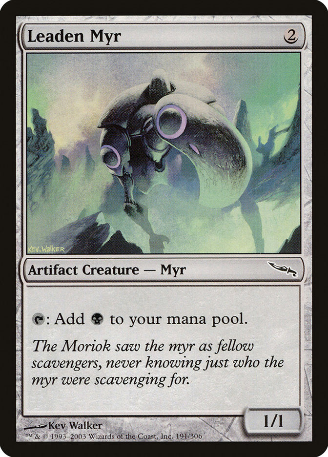 Leaden Myr [Mirrodin] - Magic: The Gathering - Card Brawlers | Quebec | Canada |
