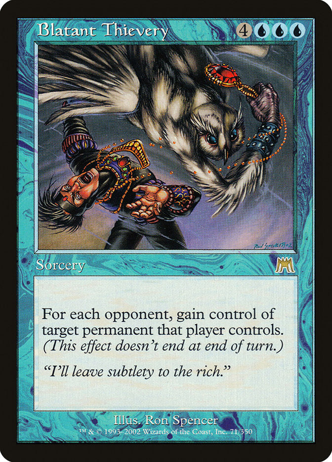 Blatant Thievery [Onslaught] - Magic: The Gathering - Card Brawlers | Quebec | Canada |
