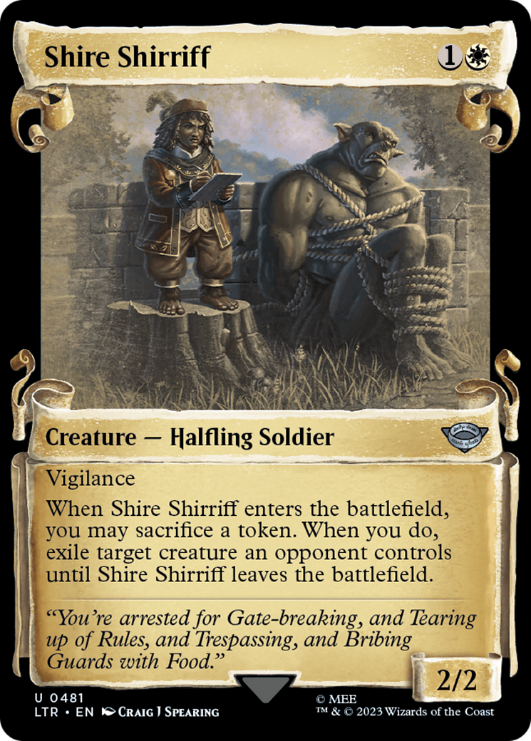 Shire Shirriff [The Lord of the Rings: Tales of Middle-Earth Showcase Scrolls] - Magic: The Gathering - Card Brawlers | Quebec | Canada |
