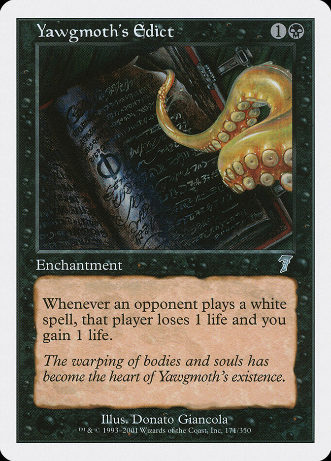 Yawgmoth's Edict [Seventh Edition] - Magic: The Gathering - Card Brawlers | Quebec | Canada |