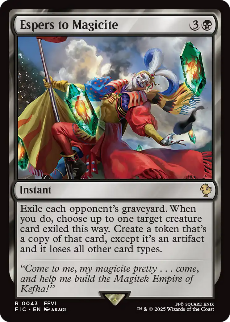 Espers to Magicite [FINAL FANTASY Commander] - Magic: The Gathering - Card Brawlers | Quebec | Canada |