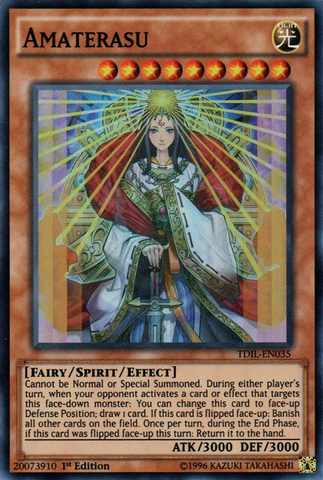 Amaterasu [TDIL-EN035] Super Rare - Yu-Gi-Oh! - Card Brawlers | Quebec | Canada |