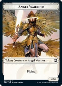 Angel Warrior // Plant Double-Sided Token [Zendikar Rising Tokens] - Magic: The Gathering - Card Brawlers | Quebec | Canada |