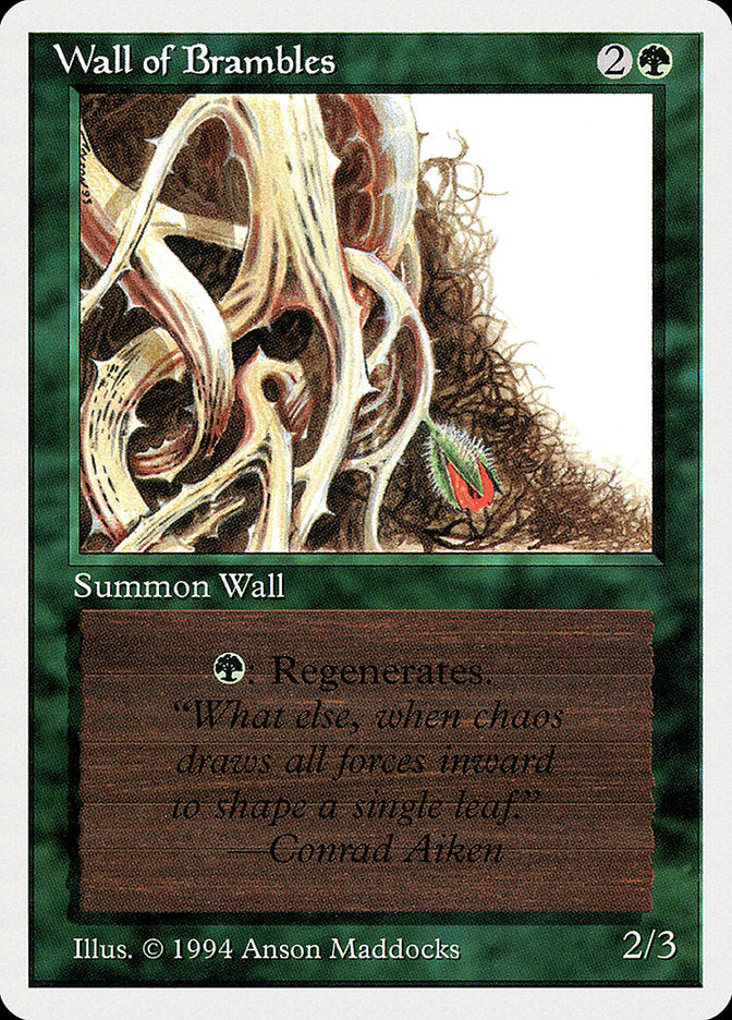 Wall of Brambles [Summer Magic / Edgar] - Magic: The Gathering - Card Brawlers | Quebec | Canada |
