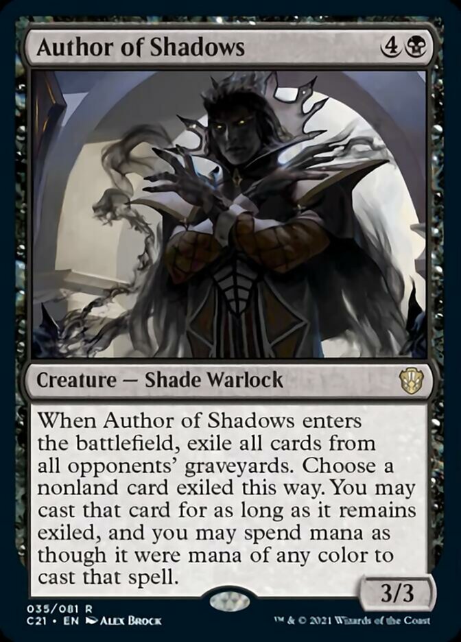 Author of Shadows [Commander 2021] - Magic: The Gathering - Card Brawlers | Quebec | Canada |
