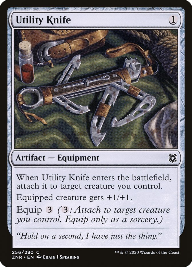 Utility Knife [Zendikar Rising] - Magic: The Gathering - Card Brawlers | Quebec | Canada |