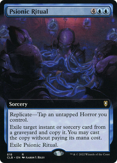 Psionic Ritual (Extended Art) [Commander Legends: Battle for Baldur's Gate] - Magic: The Gathering - Card Brawlers | Quebec | Canada |