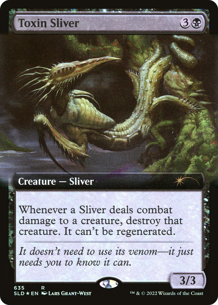 Toxin Sliver (Extended Art) [Secret Lair Drop Promos] - Magic: The Gathering - Card Brawlers | Quebec | Canada |