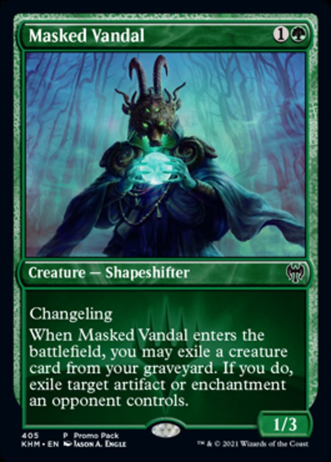 Masked Vandal (Promo Pack) [Kaldheim Promos] - Magic: The Gathering - Card Brawlers | Quebec | Canada |