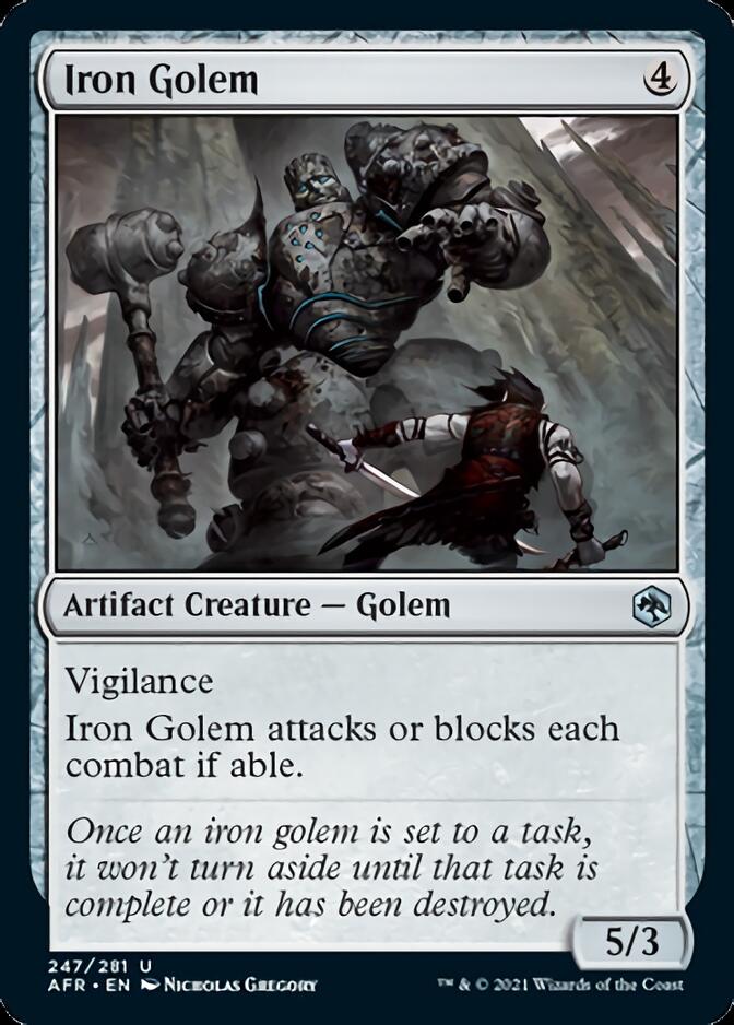 Iron Golem [Dungeons & Dragons: Adventures in the Forgotten Realms] - Magic: The Gathering - Card Brawlers | Quebec | Canada |