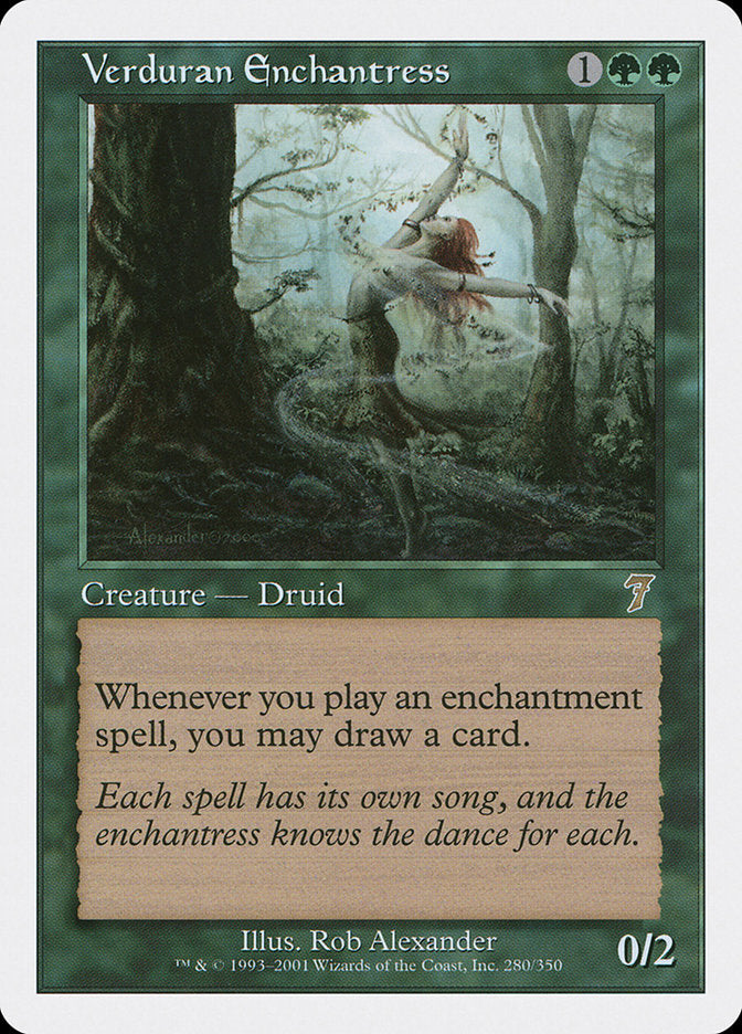 Verduran Enchantress [Seventh Edition] - Magic: The Gathering - Card Brawlers | Quebec | Canada |
