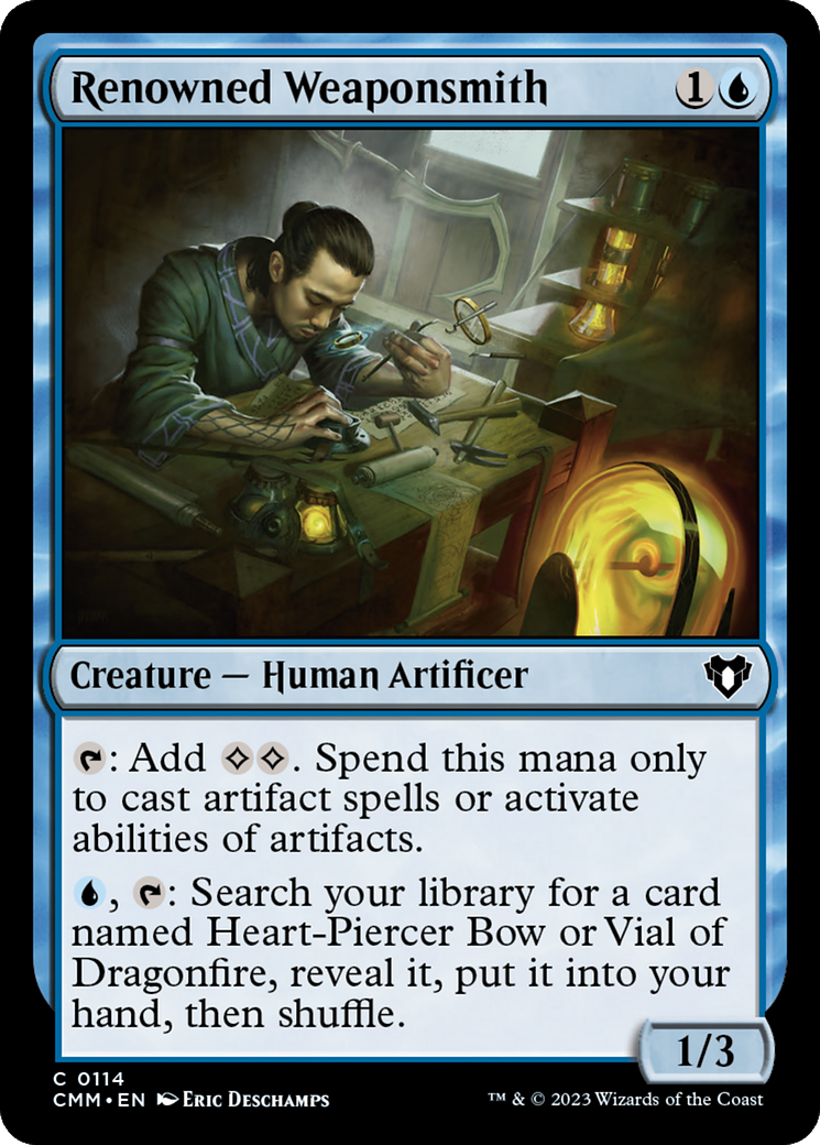 Renowned Weaponsmith [Commander Masters] - Magic: The Gathering - Card Brawlers | Quebec | Canada |