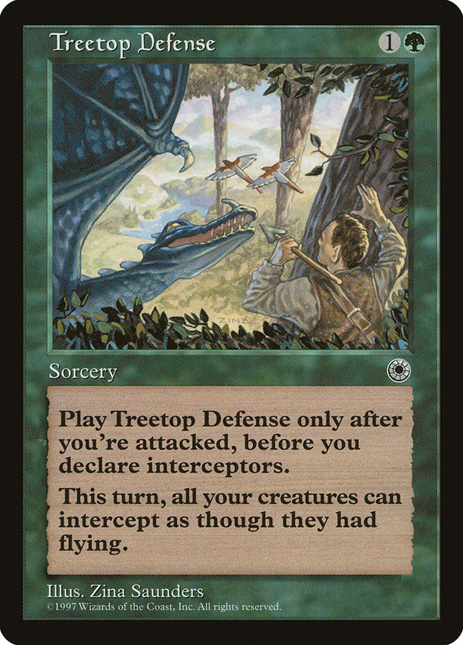Treetop Defense [Portal] - Magic: The Gathering - Card Brawlers | Quebec | Canada |