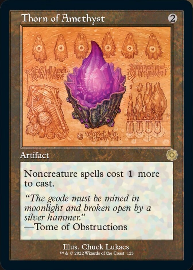 Thorn of Amethyst (Retro Schematic) [The Brothers' War Retro Artifacts] - Magic: The Gathering - Card Brawlers | Quebec | Canada |