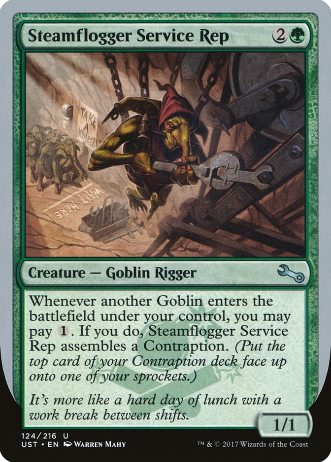 Steamflogger Service Rep [Unstable] - Magic: The Gathering - Card Brawlers | Quebec | Canada |