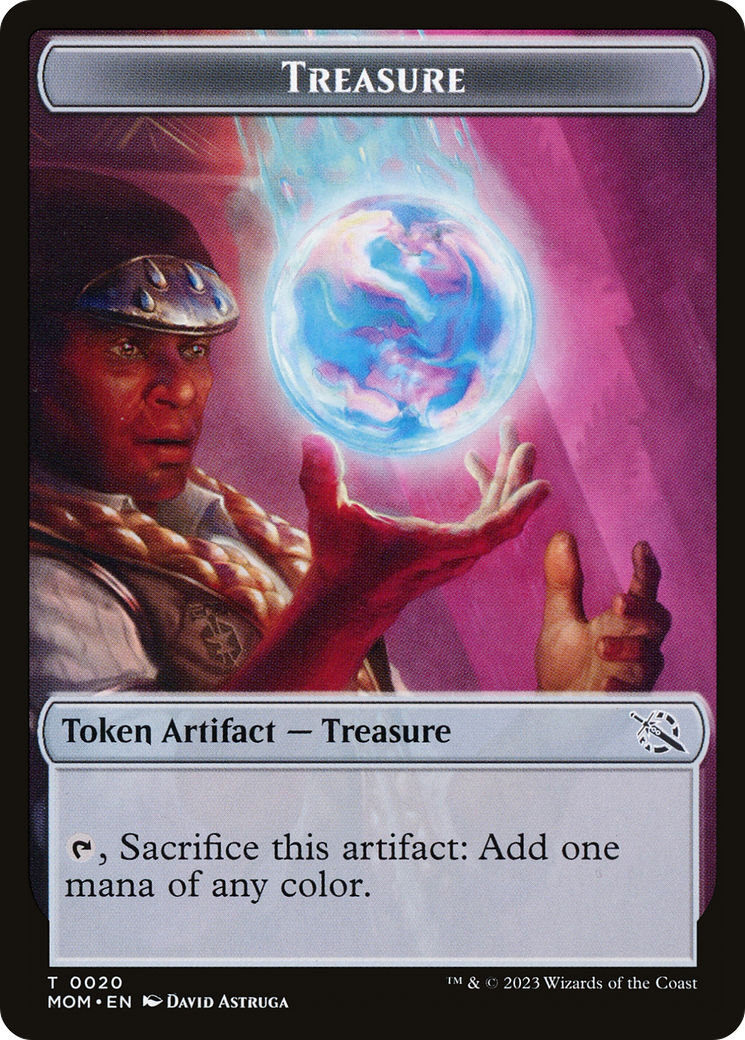 Treasure (20) // Phyrexian Saproling Double-Sided Token [March of the Machine Tokens] - Magic: The Gathering - Card Brawlers | Quebec | Canada |