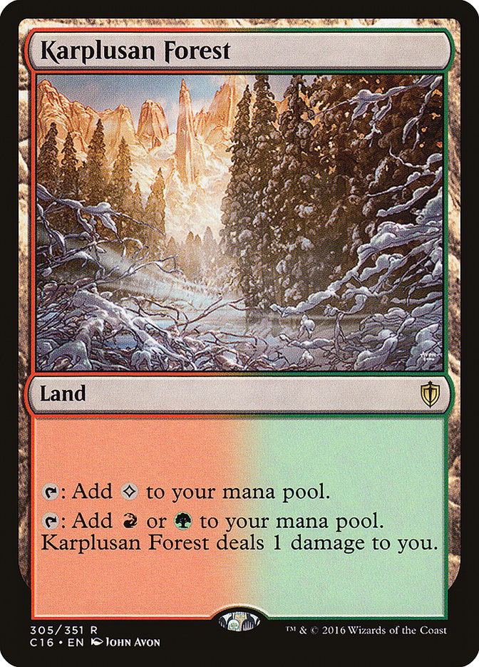 Karplusan Forest [Commander 2016] - Magic: The Gathering - Card Brawlers | Quebec | Canada |