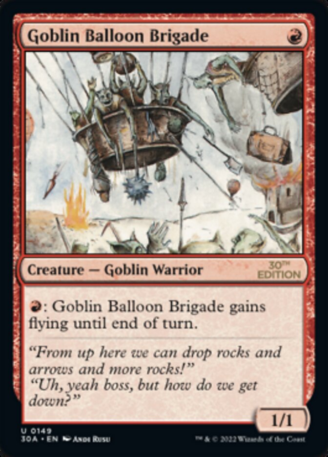 Goblin Balloon Brigade [30th Anniversary Edition] - Magic: The Gathering - Card Brawlers | Quebec | Canada |
