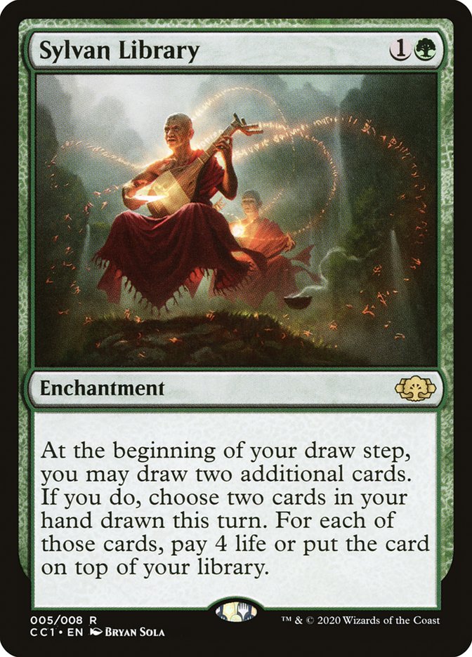 Sylvan Library [Commander Collection: Green] - Magic: The Gathering - Card Brawlers | Quebec | Canada |