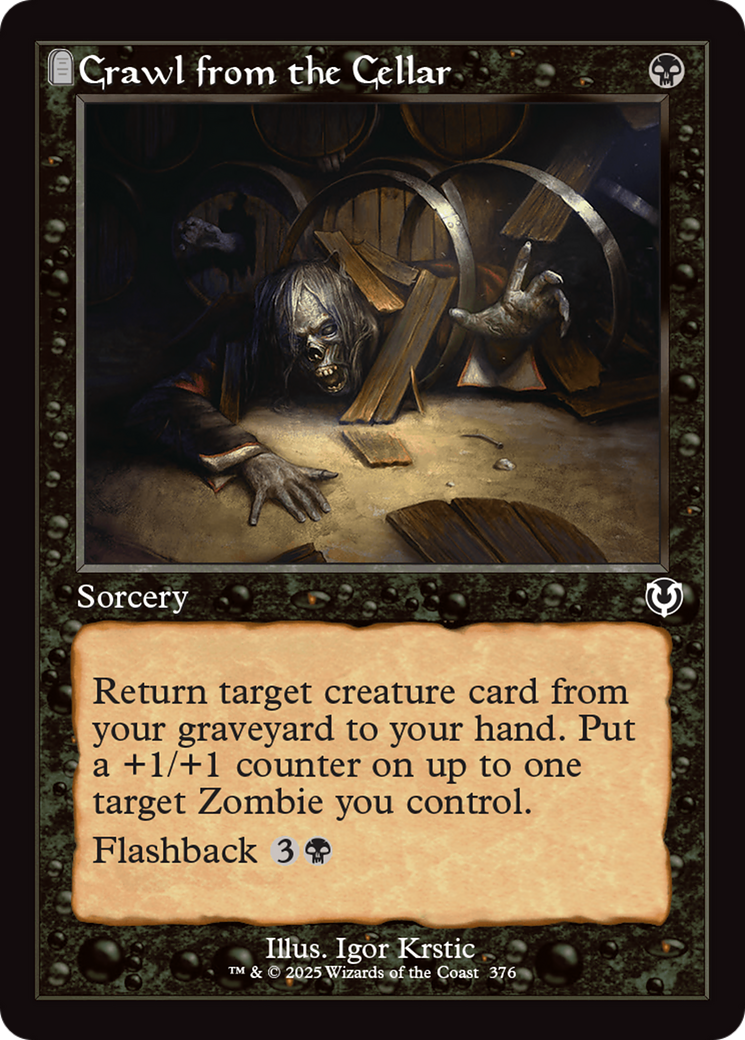 Crawl from the Cellar (Retro Frame) [Innistrad Remastered] - Magic: The Gathering - Card Brawlers | Quebec | Canada |