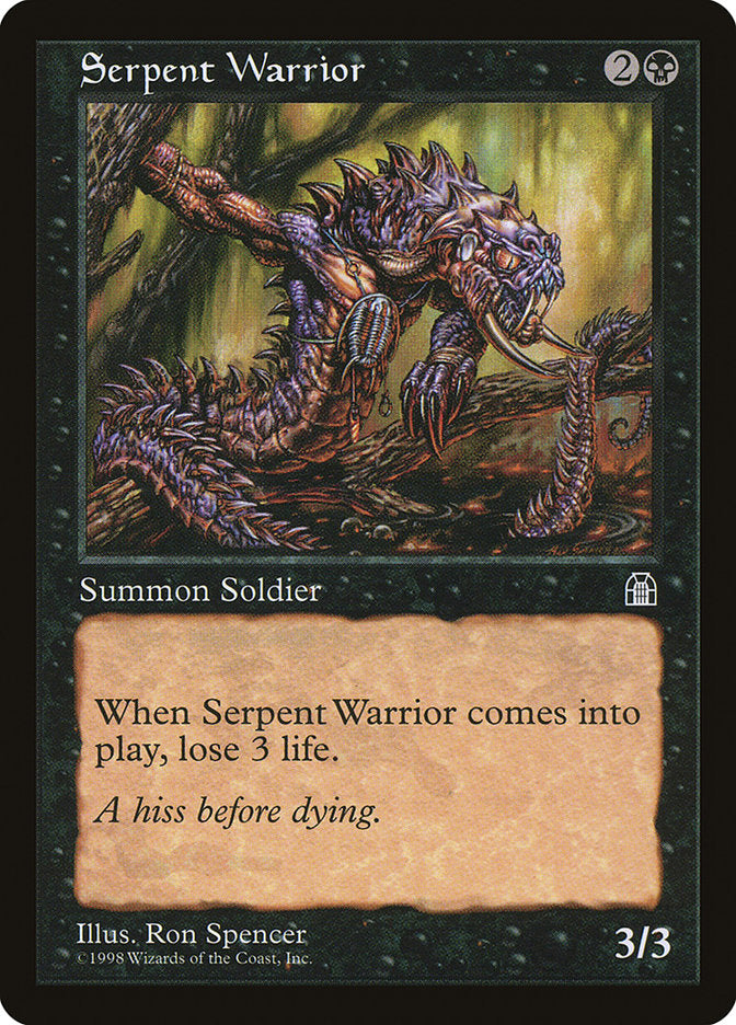 Serpent Warrior [Stronghold] - Magic: The Gathering - Card Brawlers | Quebec | Canada |