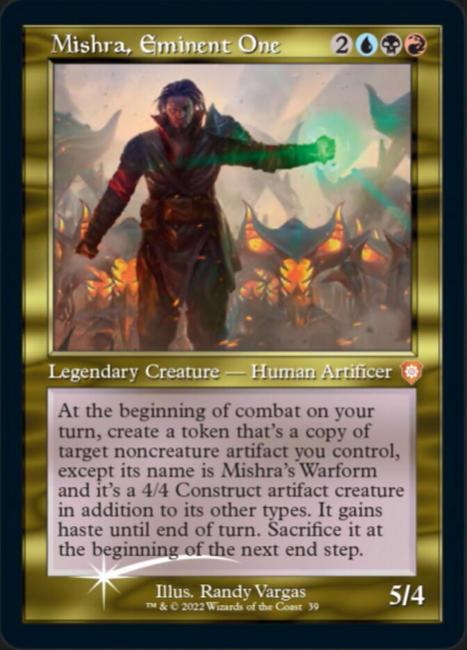 Mishra, Eminent One (039) (Retro) (Display Commander) [The Brothers' War Commander] - Magic: The Gathering - Card Brawlers | Quebec | Canada |