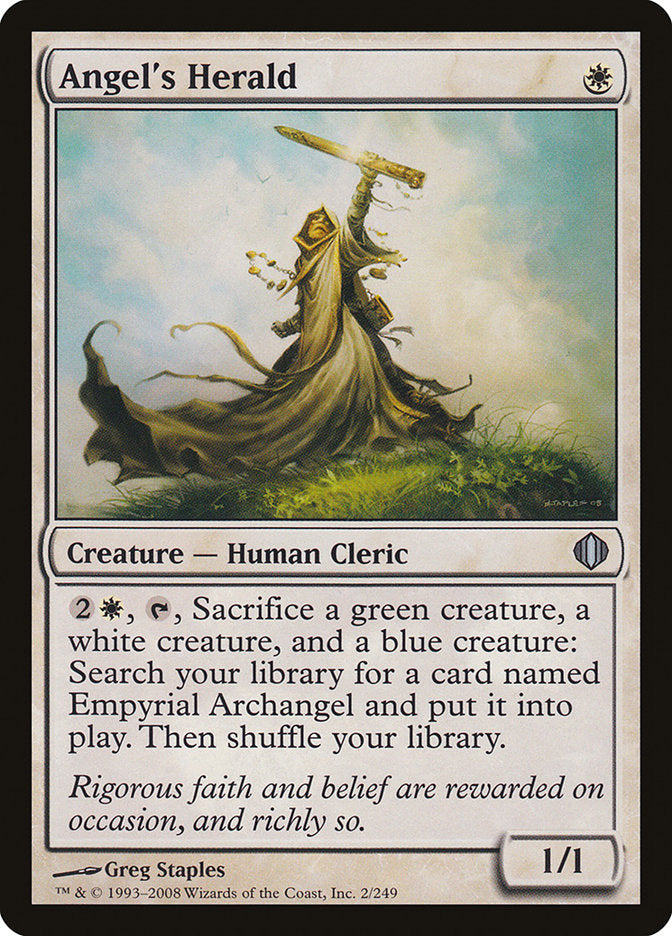 Angel's Herald [Shards of Alara] - Magic: The Gathering - Card Brawlers | Quebec | Canada |