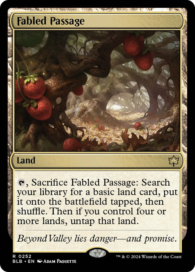 Fabled Passage [Bloomburrow] - Magic: The Gathering - Card Brawlers | Quebec | Canada |