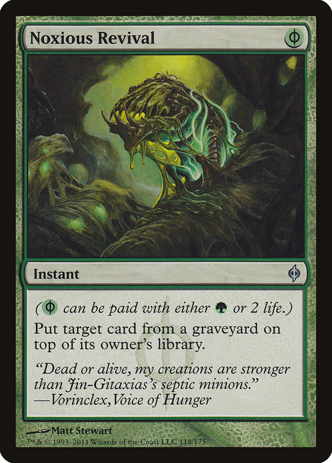 Noxious Revival [New Phyrexia] - Magic: The Gathering - Card Brawlers | Quebec | Canada |