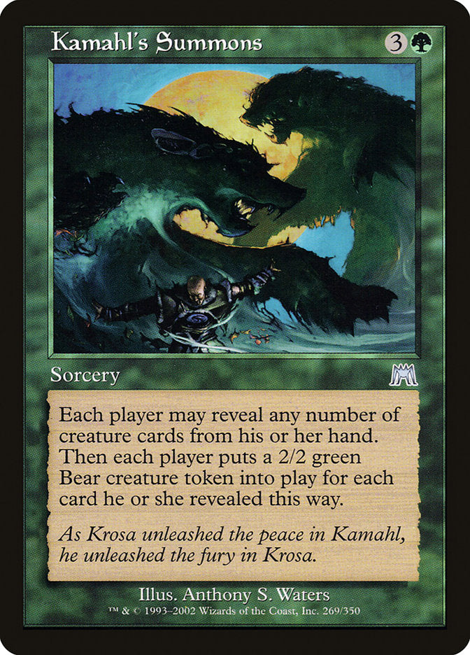 Kamahl's Summons [Onslaught] - Magic: The Gathering - Card Brawlers | Quebec | Canada |