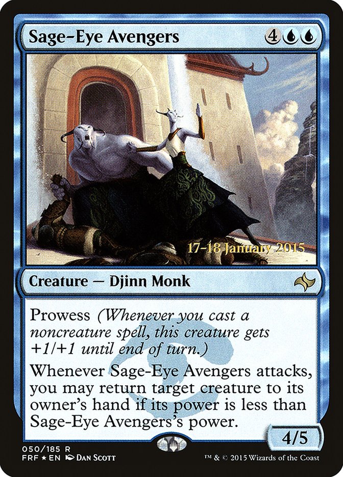 Sage-Eye Avengers [Fate Reforged Prerelease Promos] - Magic: The Gathering - Card Brawlers | Quebec | Canada |