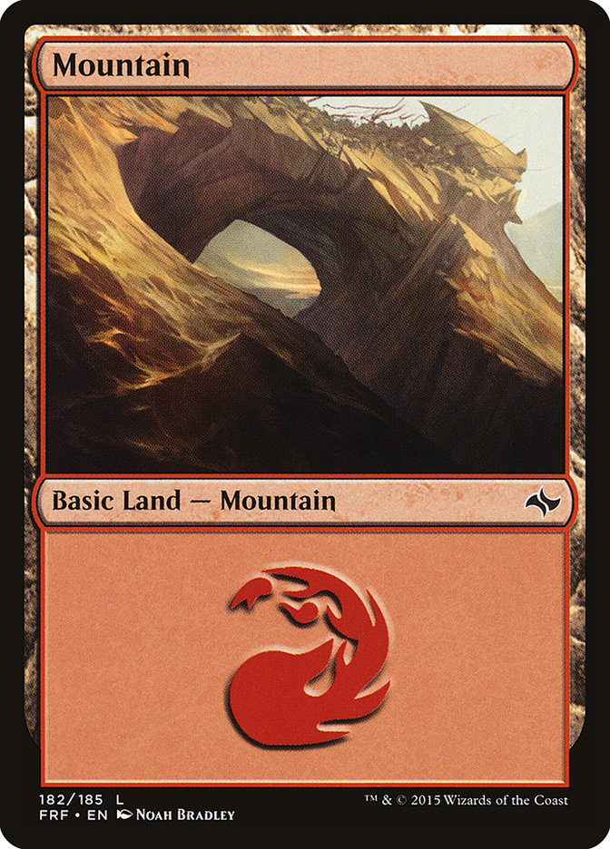 Mountain (182) [Fate Reforged] - Magic: The Gathering - Card Brawlers | Quebec | Canada |