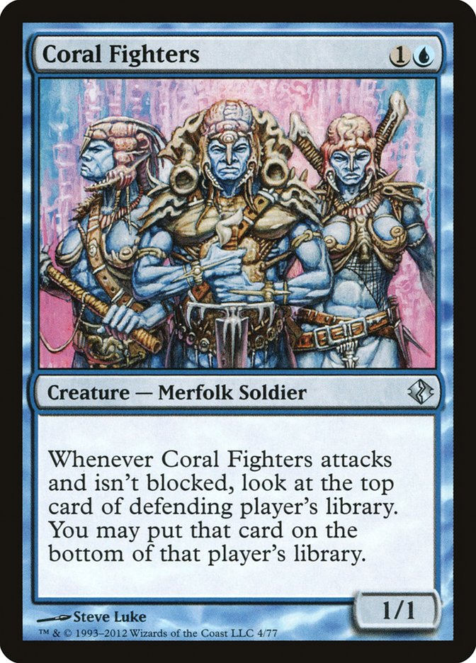 Coral Fighters [Duel Decks: Venser vs. Koth] - Magic: The Gathering - Card Brawlers | Quebec | Canada |