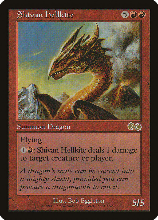 Shivan Hellkite [Urza's Saga] - Magic: The Gathering - Card Brawlers | Quebec | Canada |