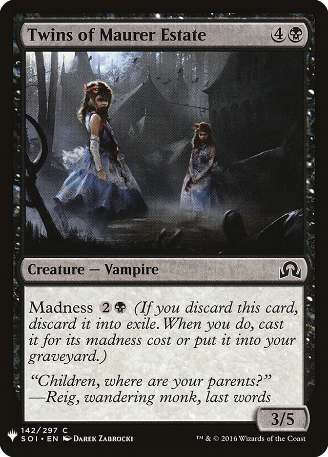 Twins of Maurer Estate [Mystery Booster] - Magic: The Gathering - Card Brawlers | Quebec | Canada |