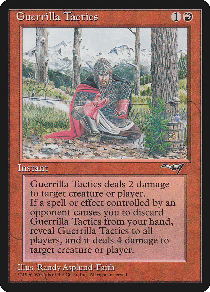 Guerrilla Tactics (Tripwire) [Alliances] - Magic: The Gathering - Card Brawlers | Quebec | Canada |