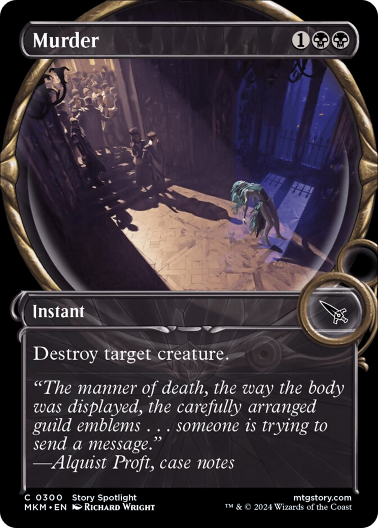 Murder (Showcase) [Murders at Karlov Manor] - Magic: The Gathering - Card Brawlers | Quebec | Canada |