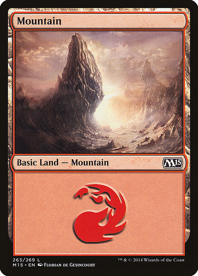 Mountain (263) [Magic 2015] - Magic: The Gathering - Card Brawlers | Quebec | Canada |