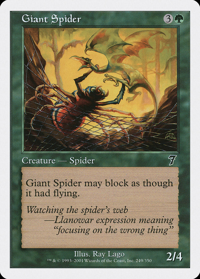 Giant Spider [Seventh Edition] - Magic: The Gathering - Card Brawlers | Quebec | Canada |
