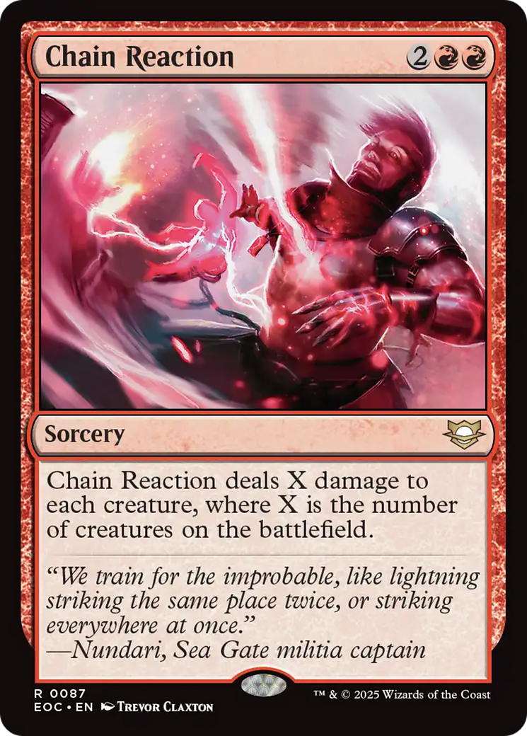 Chain Reaction [Edge of Eternities Commander] - Magic: The Gathering - Card Brawlers | Quebec | Canada |