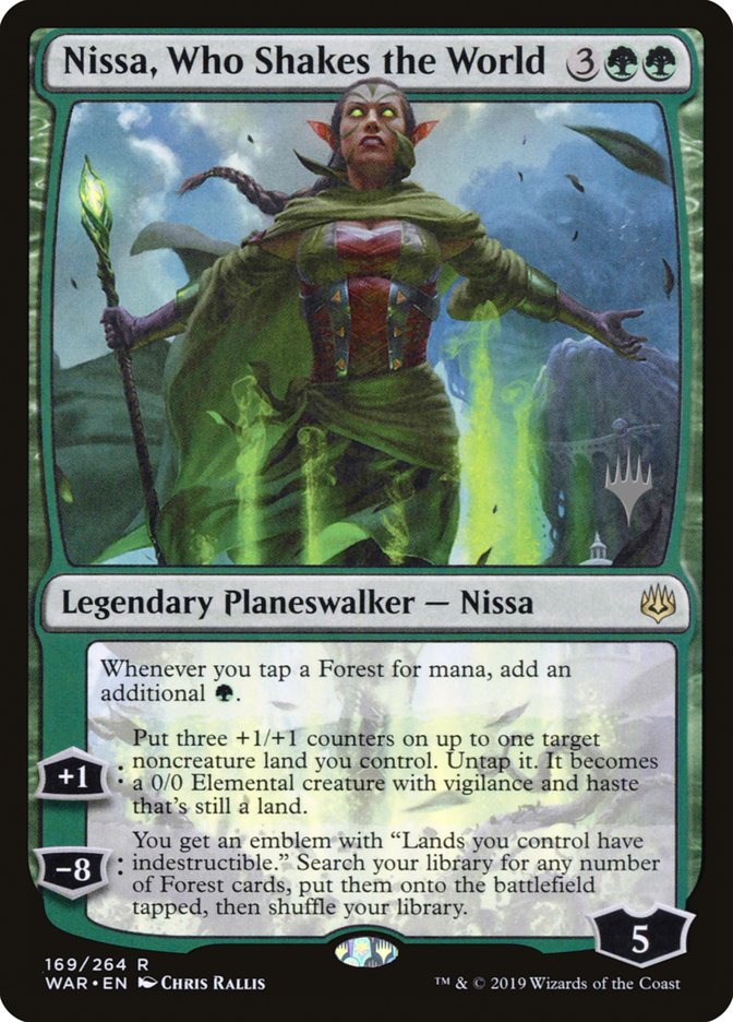 Nissa, Who Shakes the World (Promo Pack) [War of the Spark Promos] - Magic: The Gathering - Card Brawlers | Quebec | Canada |