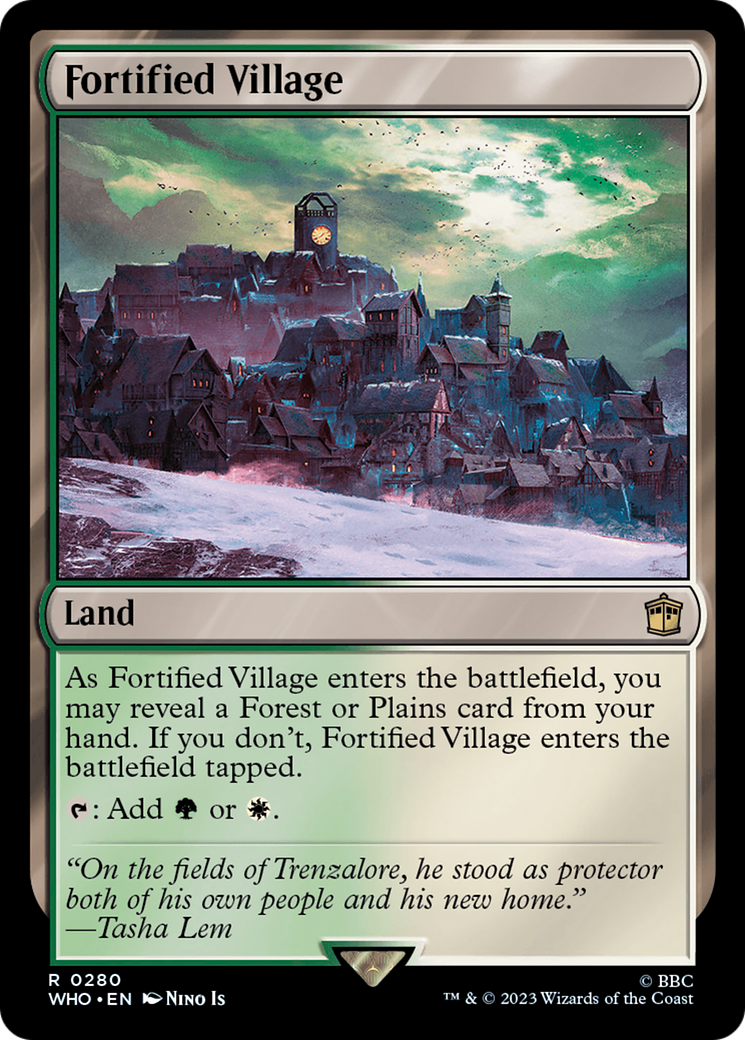 Fortified Village [Doctor Who] - Magic: The Gathering - Card Brawlers | Quebec | Canada |