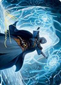 Frost Augur Art Card (Gold-Stamped Signature) [Kaldheim Art Series] - Magic: The Gathering - Card Brawlers | Quebec | Canada |