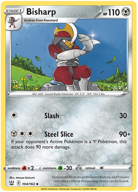 Bisharp (104/163) [Sword & Shield: Battle Styles] - Pokémon - Card Brawlers | Quebec | Canada |